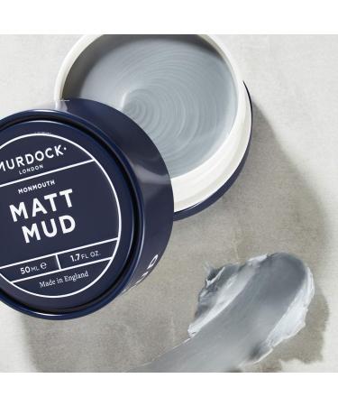 Murdock London Matt Mud | Non-Shine Shaping Clay | Vegan Kaolin & Vitamin E | Made in England | 1.7 oz - Buy Online Worldwide - Buy Online on GoSupps.com