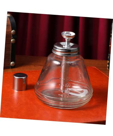 Beatifufu Glass Bottle Pump Bottle Nail Polish Remover Pump Push down Pump Push down Bottle Clear Container Clear Cosmetic Bottle Pump for Nail Art Jar - Buy Online on GoSupps.com