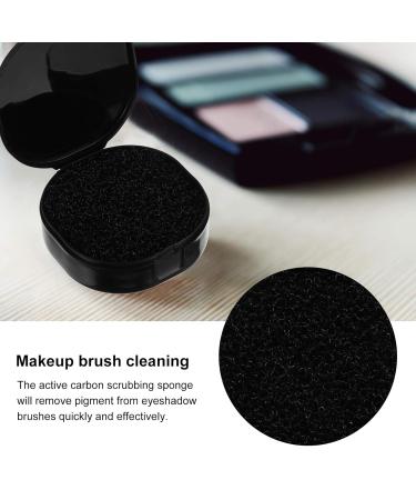 Minkissy Makeup Brush Sponge Set - Fast Color Removal Dry Cleaning Sponges for Eyeshadow & Blush - Travel-Friendly 3pcs - Buy Online on GoSupps.com