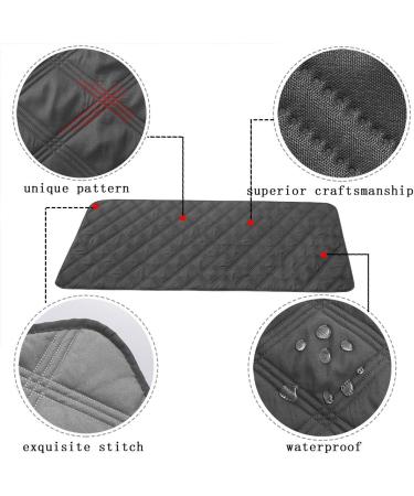 SUNNYTEX Waterproof & Reversible Dog Bed Cover 30x70 Inch - Dark Grey/Grey - Buy Online on GoSupps.com