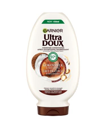 Garnier Garnier Ultra Doux - Nourishing Conditioner - Coconut Milk & Macadamia - Normal to Dry Hair - 250 ml