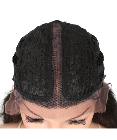 41 Inch Style Icon Lace Front Wavy Synthetic Wig with Baby Hair - 130% Density (1B) - Buy Online on GoSupps.com