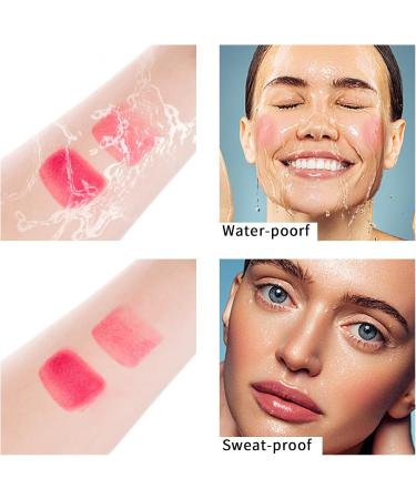 Waterproof Cream Blush Stick - Cherry 02# - Long-Lasting & Lightweight Formula - Buy Online on GoSupps.com