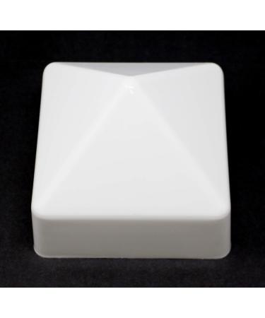 JSP Manufacturing 6x6 Square Pyramid Boat Dock Pylon Cap - Black/White - Buy Online on GoSupps.com