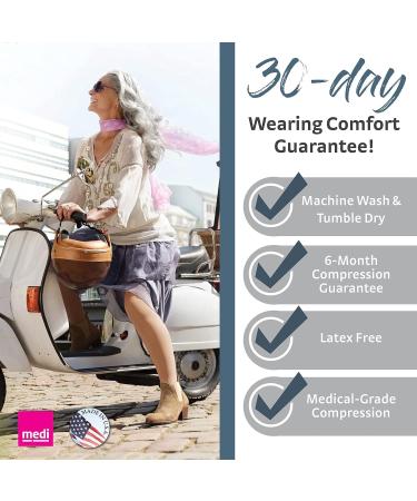 Mediven 17904 Women's Compression Stockings 20-30 mmHg - Black V Wide - International Shipping Available - Buy Online on GoSupps.com