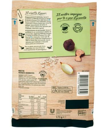 6x Knorr Risotto Tartufo Rice Truffle 175g - Authentic 100% Italian Ready Meals | International Shipping Available - Buy Online on GoSupps.com