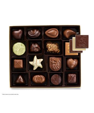 Godiva Chocolatier Chocolate Gold Gift Box Assorted 19 pc - 19 Count Pack - Buy Online on GoSupps.com