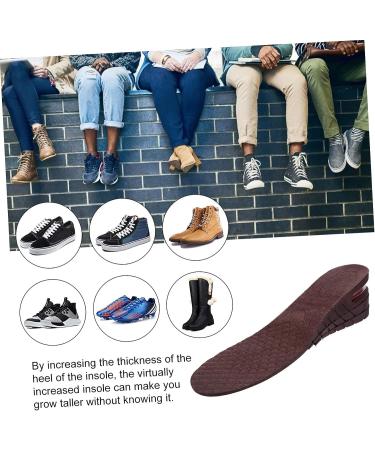 Unomor 3 Pairs Inner Height Increasing Insoles | Shoe Cushion Sports Insoles for Height Lift | Height Increase Inserts for Running Shoes - Buy Online on GoSupps.com