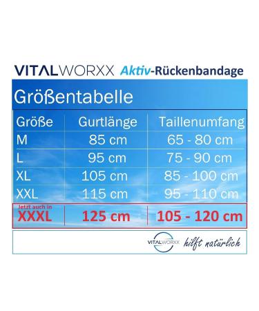 Vitalworxx Rear Belt - Flexible Vitalsoft Support Bandage for Lumbar Spine | Adjustable Walking & Seating Comfort - Buy Online on GoSupps.com