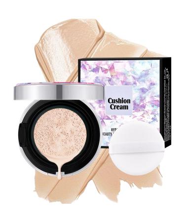 Air Cushion CC Cream Foundation - BB Cream Face Makeup Foundation for Natural Skin Radiant & Moisturizing Skin Easy Application Create Long-Lasting & Waterproof Face Makeup (Ivory 3.21 Ounce)