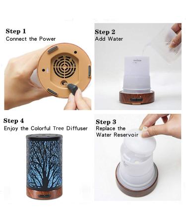 EQUSUPRO 100ml Metal Aromatherapy Essential Oil Diffuser - Ultrasonic Cool Mist with Waterless Auto Shut-Off, 7 Color LED for Home, Office, SPA, Yoga - Buy Online on GoSupps.com