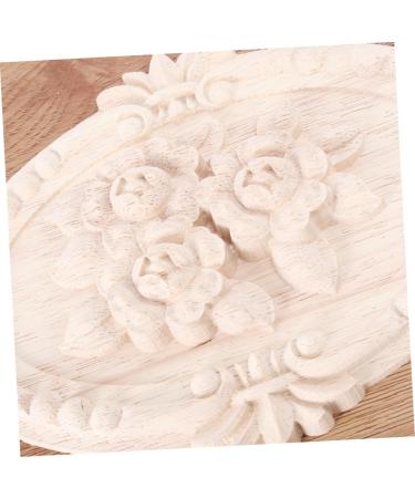 1pc Door Bed Applique Carving Delicate Style Wood Decorative Furniture Landscape European Lifelike - Buy Online on GoSupps.com