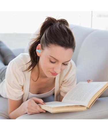 AMMON Silicone Ear Plugs 12 Pairs | Reusable Moldable Earplugs for Sleeping, Snoring, Swimming, and Noise Cancelling | 22dB Highest NRR | Colorful - Buy Online on GoSupps.com