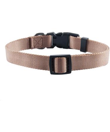 Olahibi Basic Dog Collar and Leash Combo Set Durable Nylon Collar and 150CM Matching Leash for Small Dogs.(S Brown Set) S Nylon Brown Set - Buy Online on GoSupps.com