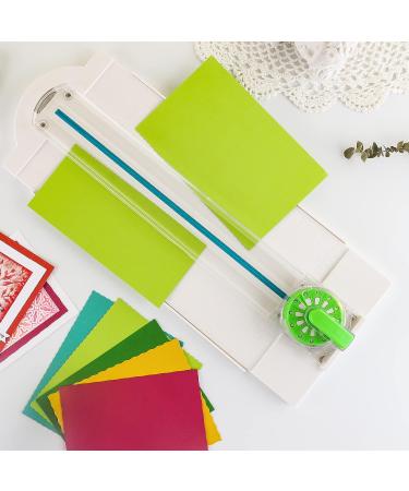 12-Shapes Craft Paper Edge Cutter Dial Trimmer with Measurements - Scrapbooking & Photo Card Decorative Wave Edges Cutting Tool - Buy Online on GoSupps.com
