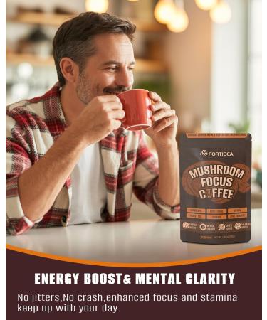Mushroom Coffee (35 Servings) 6 Mushrooms (Lion s Mane Cordyceps Turkey Tail Reishi Shiitake&King Trumpet) Mixed With Gourmet Arabica Instant Boosting Coffee for Balanced Energy & Focus & Immune Support 7.14 Ounce (Pack of 1) - Buy Online on GoSupps.com