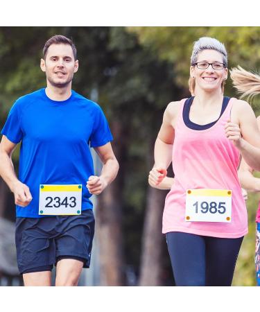 40 Pcs Running Bib Clips - Marathon Number Buckle Fasteners for Runners - Mixed Colors - Buy Online on GoSupps.com