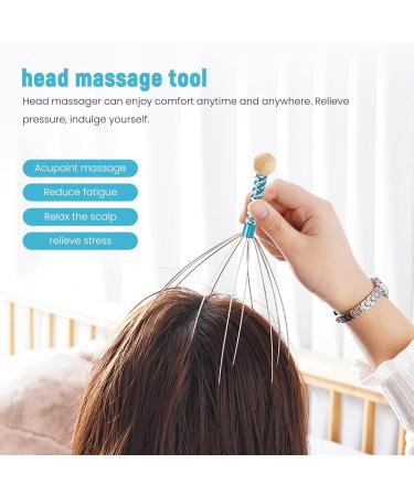 Scalewbin Head Massage Spider | Relaxation Therapy & Stress Relief Masseur | International Shipping Available - Buy Online on GoSupps.com