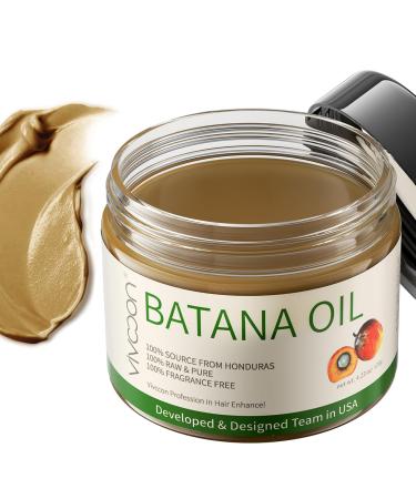 Raw Batana Oil for Hair Growth 100% Natural & Pure Dr. Sebi Batana Oil from Honduras Unrefined and Organic Care for Hair Scalp & Skin 4.23 oz / 120g