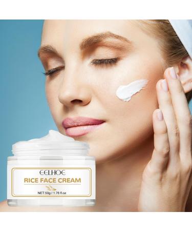  Sloane Sloane Korean Rice Face | Brightening Moisturizer for Long Lasting Hydration | 1.76 FL.oz Rapi Absorbing Rich Moisturizer - Buy Online on GoSupps.com