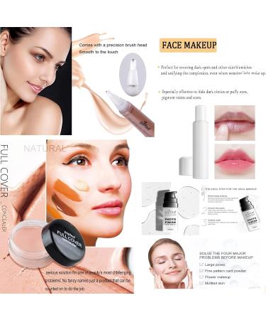 BrilliantDay 27PCS Professional Makeup Set - All-in-One Cosmetic Kit for Girls & Women - Compact and Lightweight Design - Eyeshadows, Highlighter, Lipstick, Blush, and Brushes Included - Travel Friendly (#5) - Buy Online on GoSupps.com