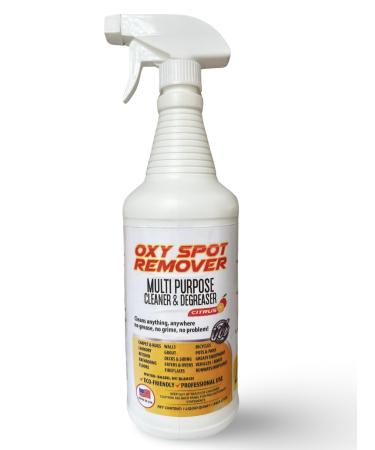 UCS Oxy Spot Remover All Purpose Cleaner & Degreaser Spray 32 oz - Stain Remover for Carpets Upholstery Laundry and More - It Just Works New Presentation.