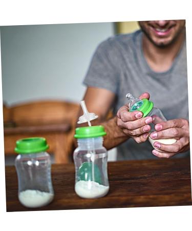 Bestonzon 4-Pack Baby Bottles with Silicone Straw - Sucker Learning Drinking Cup for Easy Feeding - Buy Online on GoSupps.com