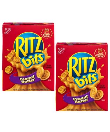 Nabisco Ritz Bits Cracker Sandwiches Peanut Butter 8.8 OZ (pack of 2 )
