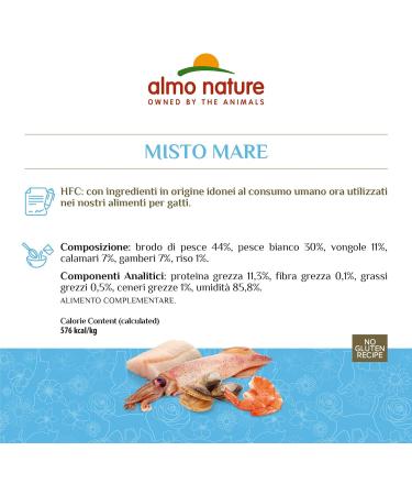 Almo Nature Megapack Wet Cat Food - Seafood Mix - 6x70g - Premium International Shipping - Buy Online on GoSupps.com