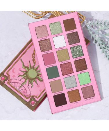 UCANBE Magic Spell Eyeshadow Palette - 18 Color Pigment Matte Shimmer Glitter Eye Shadow Makeup - Buy Online on GoSupps.com