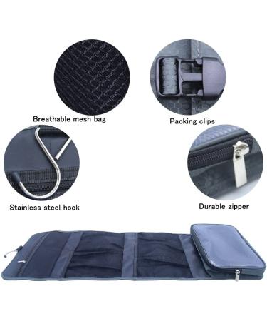 Relavel Travel Hanging Toiletry Bag Waterproof Shaving Kit Makeup Organizer, Gray - Buy Online on GoSupps.com