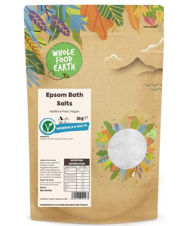 Wholefood Earth - Epsom Salts 3kg - Unrefined - Additive Free