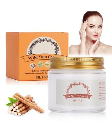 Wild Yam Cream Wild Yam Cream Organic For Women's Balance Facial Cream Bright Skin & Moisturizer Korean Skin Care Women's Organic Wild Yam Cream Support for All Skin (1PC)