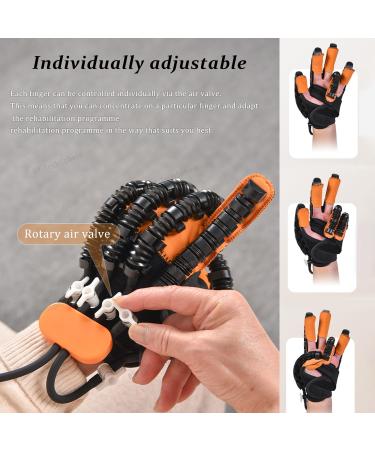 (Left+Right) Robotic Rehabilitation Gloves for Hemiplegia Hand Treatment Hand Function Rehab for Spasticity Cerebral Palsy Hand Stroke Rehab Equipment for Fingers Dysfunction Finger Recovery Glove Left Hand+Right Hand M - Buy Online on GoSupps.com