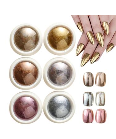 Chrome pour les ongles poudre de paillettes ongles - Paillettes Femmes Fingernail Pigment - Shimmer Nail fournit de la poudre pour le festival les rencontres le maquillage l'Halloween 01 UN - Buy Online on GoSupps.com