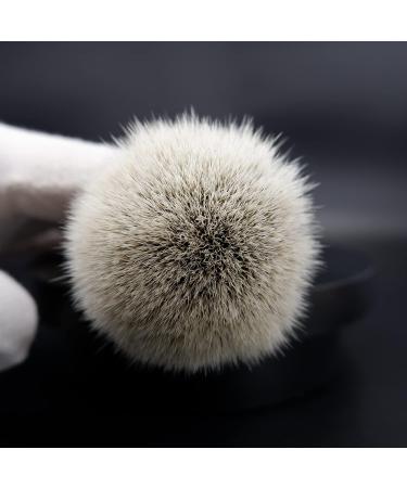 Ultra-Dense Synthetic Hair Shaving Brush - Wooden Beard Brush for Professional Salon Use | Barber Shop Shaving Tool with Wood Grain Design - Buy Online on GoSupps.com