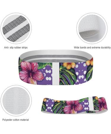 Shop Tropical Floral Resistance Bands | Elastic Fabric Exercise & Leg Bands for Optimal Fitness - Buy Online on GoSupps.com
