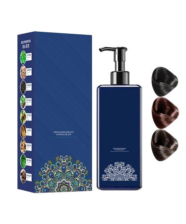 YTAFONPO Hair Coloring Cream, Natural Herbal Hair Color Shampoo, Bubble Hair Dye Shampoo, Long Lasting Hair Coloring Cream for Women and Men