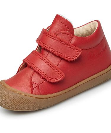 Naturino Cocoon VL Leather First Steps Shoes - 4 UK Child - Pomegranate - Buy Online on GoSupps.com