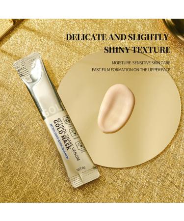 Retinol Snake Venom Gold Mask Gold Peptide Face Mask Golden Collagen Peel Off Facial Mask Gold Anti-Aging Face Mask for Deeply Cleans Moisturizing Hydrating Mask to Reduce Fine Lines & Wrinkles - Buy Online on GoSupps.com