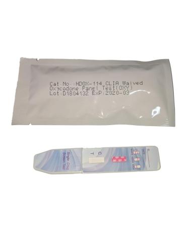 Oxycodone (OXY) Urine Drug Test Strip - 25 Pack | Single Panel Drug Testing Kit - Buy Online on GoSupps.com
