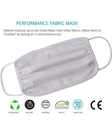 Deresina Unisex Washable Reusable 2Ply Earl Loop Performance Mask - Buy Online on GoSupps.com