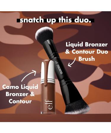 e.l.f. Camo Liquid Bronzer & Contour hautement pigment brillance naturelle texture estompable longue dur e applicateur arrondi v g talien et sans cruaut envers les animaux 8 Deep - Buy Online on GoSupps.com