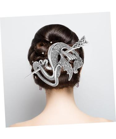minkissy Vintage Viking Hairpins Irish Hair Clips Knot Hair Clips Viking Hair Accessories Hair Bun Stick Thru Hair Barrette with Stick Hair Pin Hair Sticks Hollow Alloy Miss Headgear - Buy Online on GoSupps.com