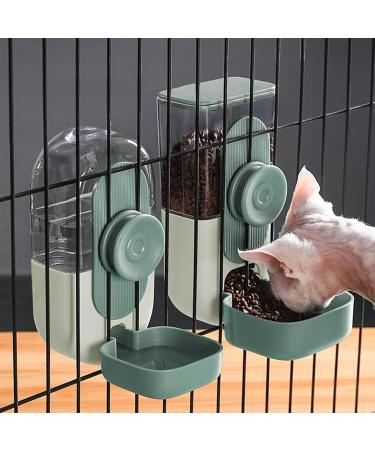 Small Animal Feeder and Waterer Set - Hanging Automatic Dispenser for Small Pets - Cage Feeding Bowl for Dogs, Cats, Kittens, Bunnies, Guinea Pigs, and Ferrets - Buy Online on GoSupps.com