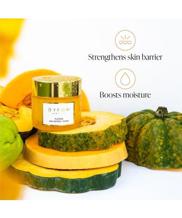 BYROE Pumpkin Pro-Retinol Anti Aging Face Cream | Vegan Hydrating Formula with Eco Ceramides & Bakuchiol | Reduce Fine Lines & Wrinkles - 50ml - Buy Online on GoSupps.com
