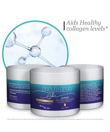 Pro Ellueur Anti-Wrinkle Skin Cream - Two Month Supply - Advanced Firming Technology for Youthful Skin - Reduce Signs of Aging - Lift, Firm, Tighten - Lasting Hydration - Non-Greasy Formula - Buy Online on GoSupps.com
