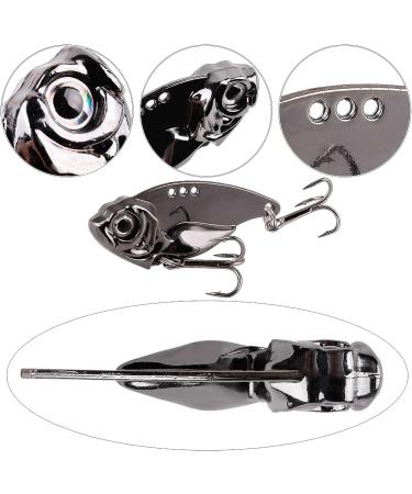 5PCS Fishing Spoon Lures Metal Spinner Blade Hard VIB Swimbaits Vibrating Jigging Sinking Lure - Sharp Treble Hooks - Bass, Walleye, Trout - 0.25oz to 0.71oz 0.54oz (15g) - Buy Online on GoSupps.com