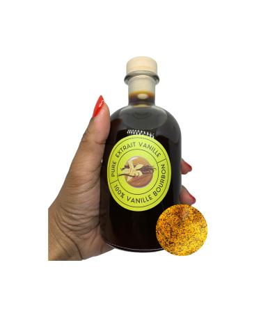 Natural Bourbon VANILLA EXTRACT (250 mL) Vanilla extract WITHOUT ALCOHOL / Cooking / Pastry (French Company)