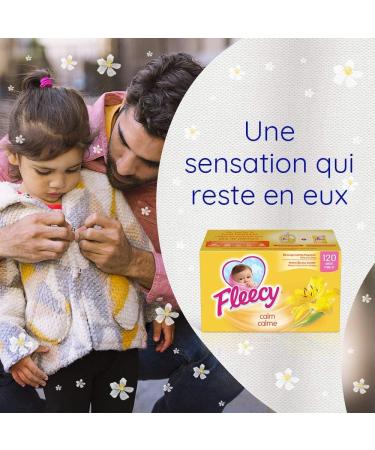 Fleecy Aroma Therapy Fabric Softener Dryer Sheets Calm 120 sheets - Buy Online on GoSupps.com